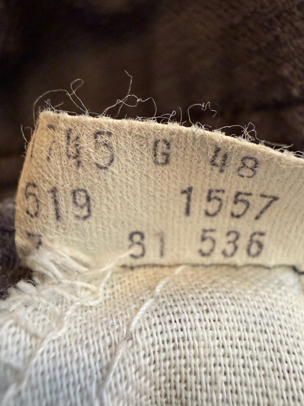 VTG 1981 Levi's 519 Corduroy Pants Gray White Tab Slim Straight 32x32 Fits 30x31 - Picture 4 of 15